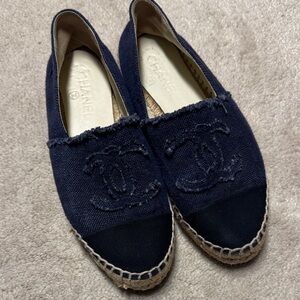 Chanel Denim Espadrille